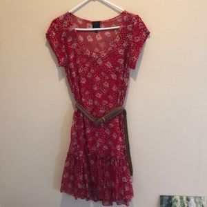 Playful red summer dress!